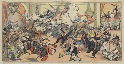 Le cake-walk officiel door Jules Abel Faivre